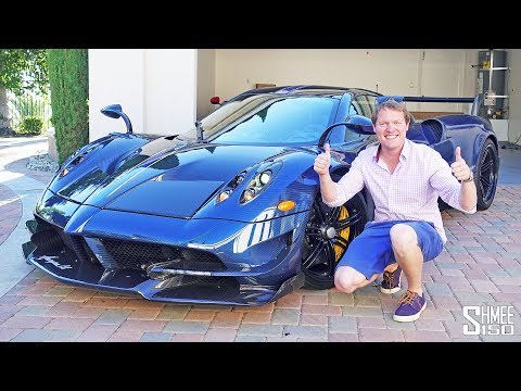 Driving My Friend's PAGANI HUAYRA BC!