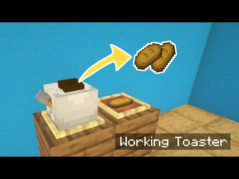 Minecraft: How to make a working Toaster