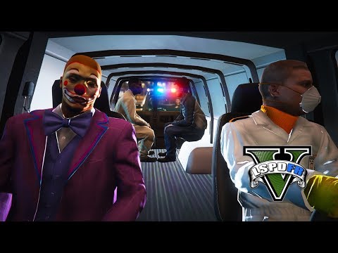 GTA 5 LSPDFR EP490 - Clowns Busted!!! Attempted Heist!