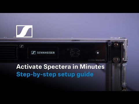Sennheiser SoundAcademy: How to Activate Your Spectera Base Station | Sennheiser