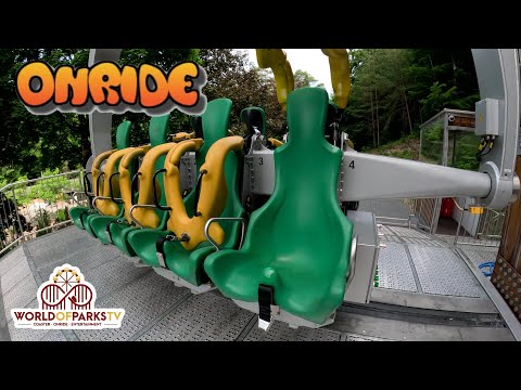 Platzhirsch - Eifelpark 2025 (Onride POV) 50 Meter hoher Funtime Booster Platzhirsch - Fahrgeschäft