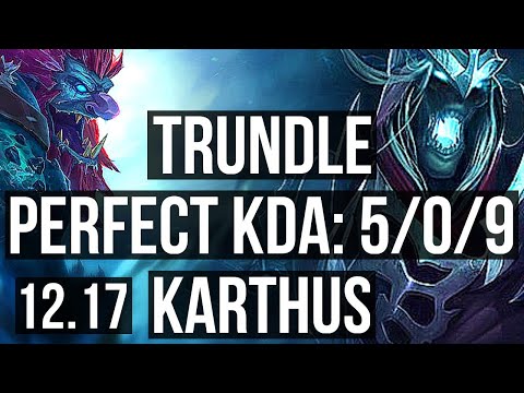 TRUNDLE vs KARTHUS (JNG) | 5/0/9, 69% winrate | EUW Master | 12.17