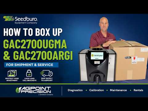 How to Pack and Ship a GAC2700 or GAC2500 Moisture Tester for Service