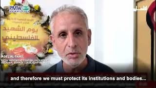Fatah official arguing for why UNRWA needs to be preserved