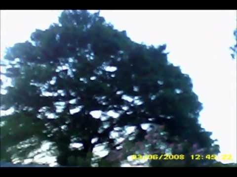 My Hubsan X4 test flight with 808 key chain cam