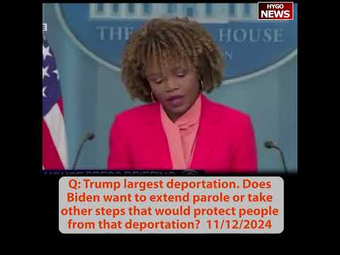 Q: Biden concerned Elon Musk’s influence over Trump? Biden protect people from deportation?