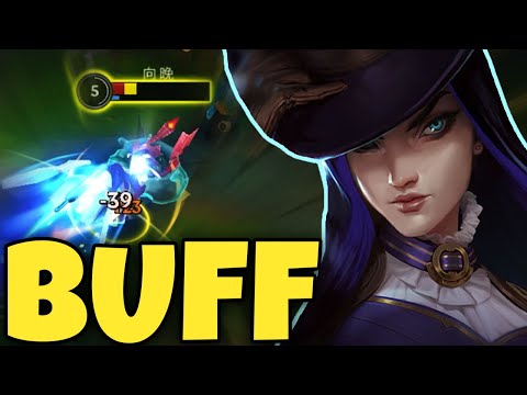 Wild Rift Caitlyn Buffed is Now OP in Dragon Lane!