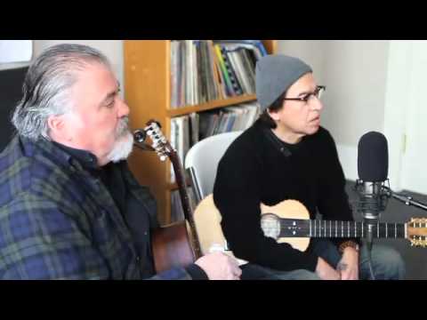 David Hidalgo and Louie Perez at KZFR in Chico