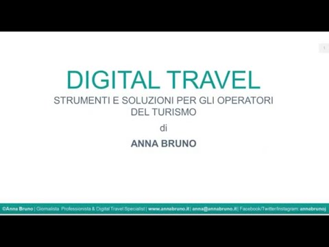 , title : 'Digital Travel, strumenti e strategie per gli operatori del turismo'