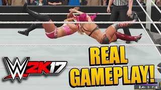 WWE 2K17 Sasha Banks vs Charlotte Gameplay + New OMG Moment!