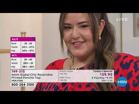 HSN | IMAN Global Chic Fashions 05.23.2021 - 11 AM