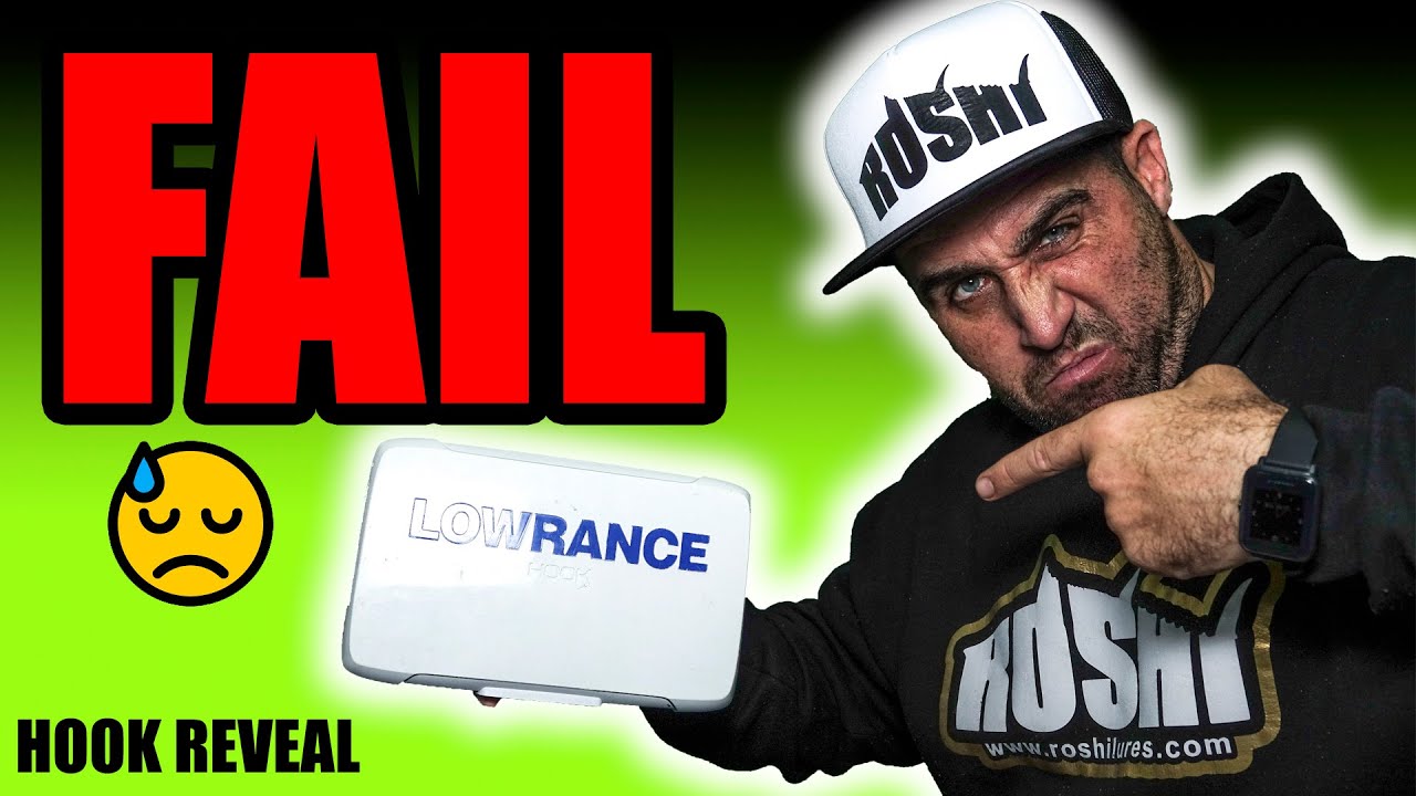 FALLO hook reveal LOWRANCE (Si tienes una o estás pensando en comprarte una, te interesa este vídeo)