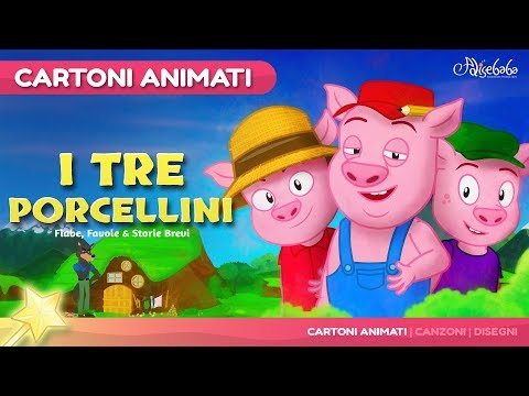 I Tre Porcellini 😊 storie per bambini - Cartoni Animati - Fiabe e Favole per Bambini