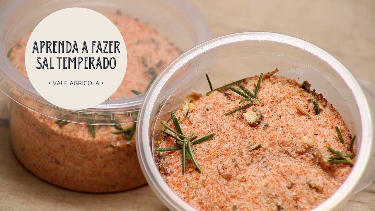Aprenda a fazer sal temperado ou Gourmet!