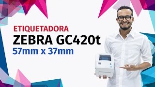 Etiquetadora Zebra GC420t [57x37mm] (1)