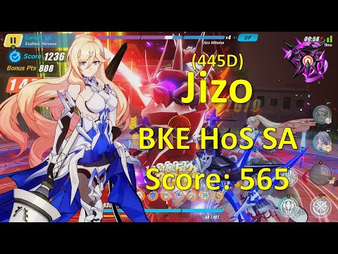 HI3 Abyss Superstring Dimension Nirvana (445D) - BKE(s0) HoS(s0) SA vs Jizo - Weather Physical (565)