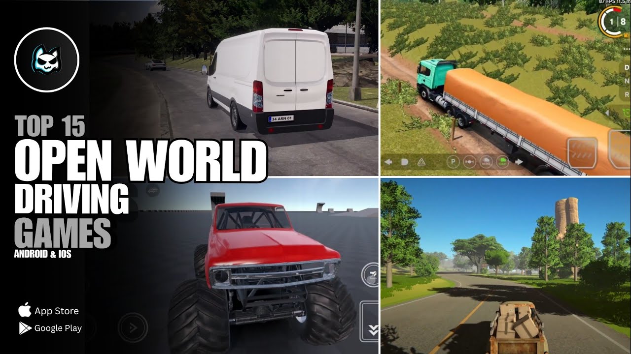 Top 15 Open World Driving Games for Android & iOS
