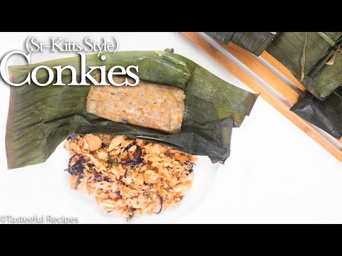 DELICIOUS & EASY St-Kitts Style Conkies⎮Tasteeful Recipes