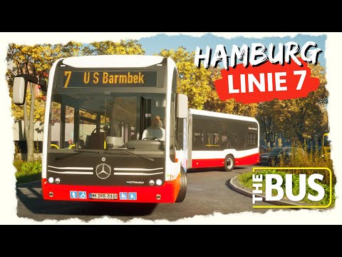 THE BUS 🚌 - HAMBURG New Line 7! ⚓️ Now also with AI buses 🚍🚏