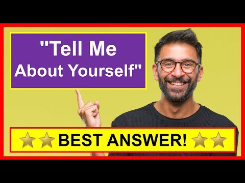 "Tell Me About Yourself" BEST ANSWER! (Interview Question)
