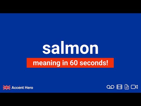 SALMON - Meaning and Pronunciation
