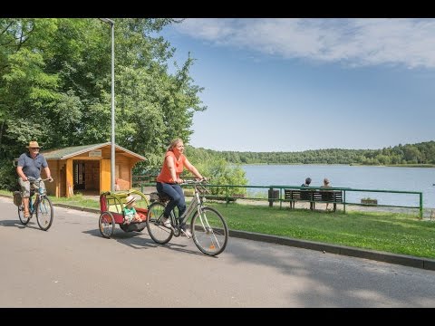 Radfahren in Brandenburg entlang am Wasser