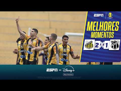 Gols e lances de Grêmio Novorizontino x Ceará
