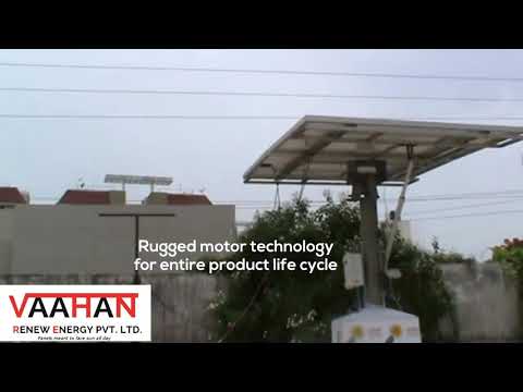 Mounting structure hybrid fully automated solar tracker, cap...