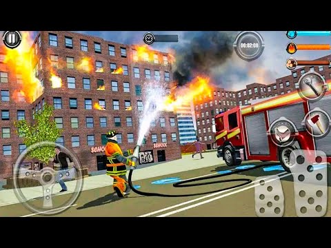 NY City Firefighter 2023 - American FireFighter Simulator - Mobile Android Gameplay