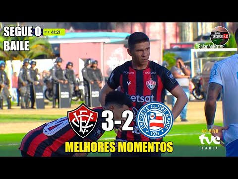 Vitória 3 x 2 Bahia - Melhores Momentos - COMPLETO - Final Baiano 2024
