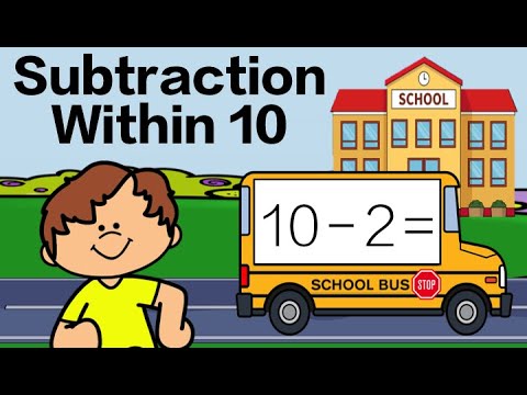 Subtract Within 10 Fact Fluency: Back to School Math Brain Break