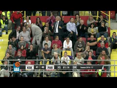 ABA Liga 2016/17 highlights, Round 4: Karpos Sokoli - Partizan NIS (10.10.2016)