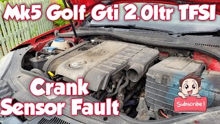 VW Golf GTI Mk5 2.0 TFSI - How to - Crank Shaft Sensor Replacement