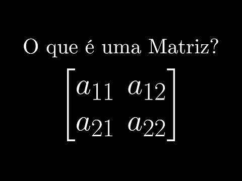 What is a matrix? Where does it come from and what is it for?