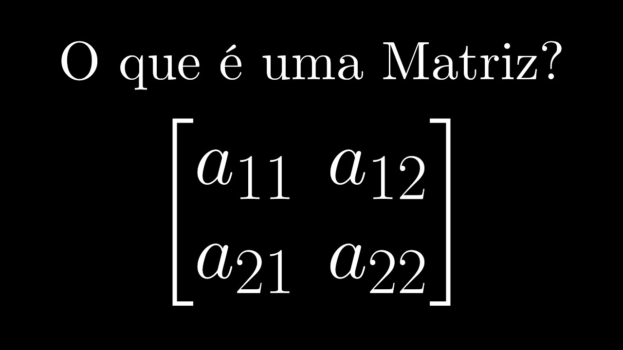 What is a matrix? Where does it come from and what is it for?