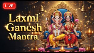Lakshmi Ganesh Mantra For Wealth | 1 Hour Loop | Peaceful Meditation & Prosperity Music 🕉️