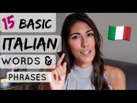 15 ITALIAN WORDS YOU NEED TO KNOW BEFORE COMING TO ITALY! Video