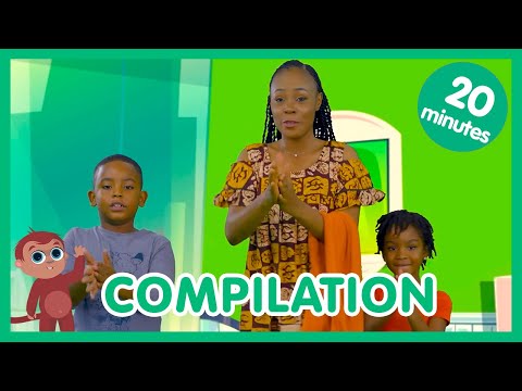🌴 Compilation de comptine africaine pour enfants - Les amis de Boubi S1 🐒