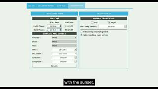 ActStudio Tutorial 6 - Light/Dark Phase Tab