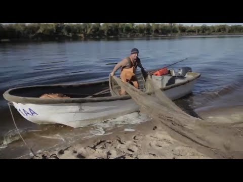 Как поморы ловят сёмгу