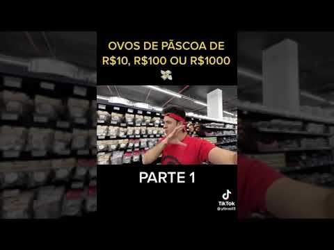 OVOS DE PÃSCOA DE R$10, R$100 OU R$1000!- Desafio #enaldinho #mrbeast #fyp