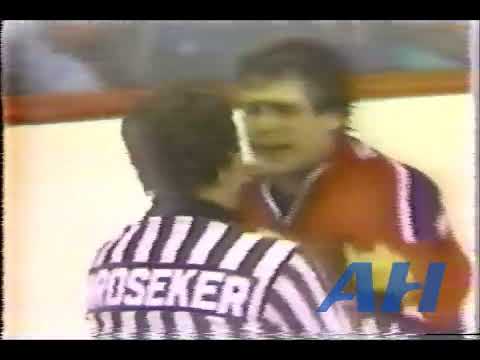 NHL Oct. 13, 1985 Boston Bruins v Montreal Candiens (R) Keith Crowder v Steve Rooney