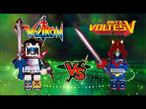 Voltron vs Voltes V Building Block Mini Figures Unboxing