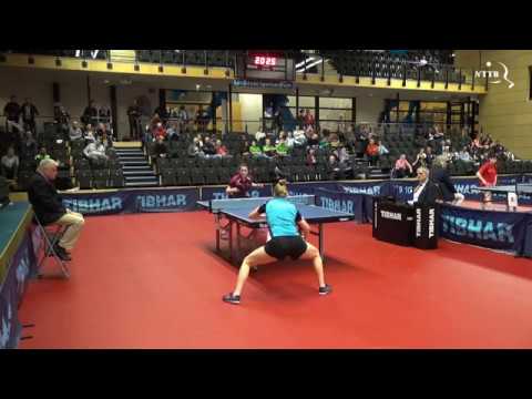 NK 2019 Dames enkel: Kim Vermaas - Emine Ernst