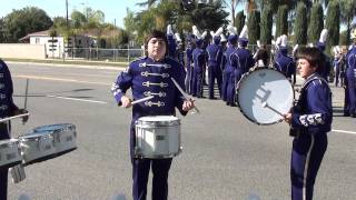 preview picture of video 'Drum Line - Viking Regiment - Baldwin Park Parade 2010-11-06 10:42'