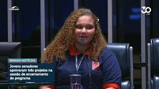 Jovens Senadores e Senadoras aprovam projetos de apoio a migrantes e mulheres