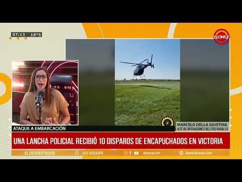 Una lancha policial recibió 10 disparos de encapuchados en Victoria - 17/10/25