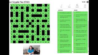 Speed-solving The Times Cryptic Crossword