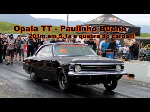 Opala TTA - Paulinho Bueno - 201m em 5.1s e quebra do cardan!