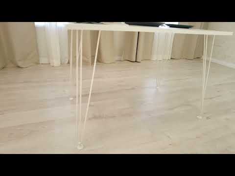 Миниатюра изображения товара Обеденный стол Tetchair Star 110xx70x75 (белый топ/белые ножки)